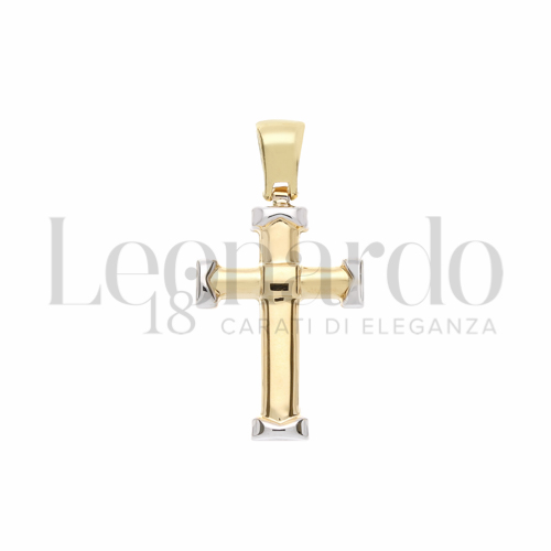 Modello Senza Cristo in Oro Giallo e Oro Bianco da 1,8gr.