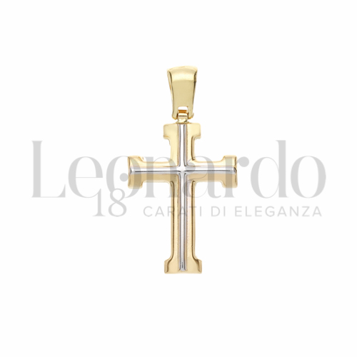 Modello Senza Cristo in Oro Giallo e Oro Bianco da 1,9gr.
