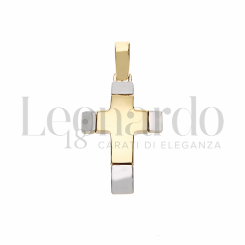 Modello Senza Cristo in Oro Giallo e Oro Bianco da 2gr.