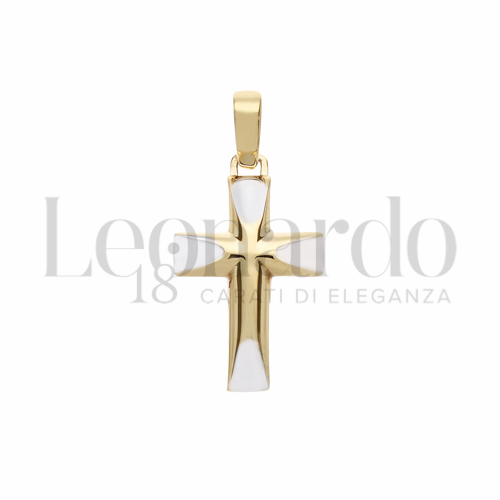 Modello Senza Cristo in Oro Giallo e Oro Bianco da 1,6gr.
