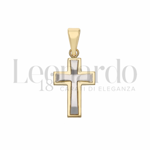 Modello Senza Cristo in Oro Giallo e Oro Bianco da 1,5gr.