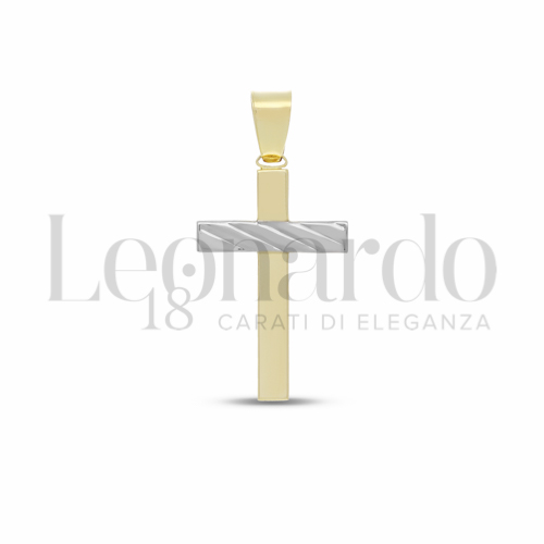 Modello Senza Cristo in Oro Giallo e Oro Bianco da 2,6gr.
