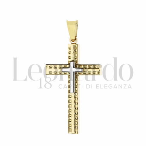 Modello Senza Cristo in Oro Giallo e Oro Bianco da 3gr.