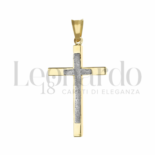 Modello Senza Cristo in Oro Giallo e Oro Bianco da 2,3gr.