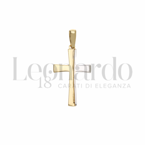 Modello Senza Cristo in Oro Giallo e Oro Bianco da 2,1gr.
