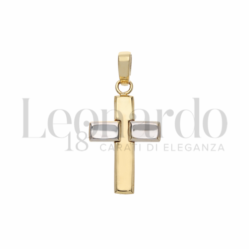 Modello Senza Cristo in Oro Giallo e Oro Bianco da 2,2gr.