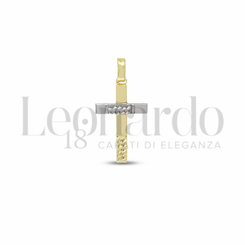 Modello Senza Cristo in Oro Giallo e Oro Bianco da 1,4gr.