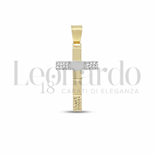 Pendenti Croce da Uomo in Oro 18 Carati Modello: Senza cristo Misura: 2° 2,5g