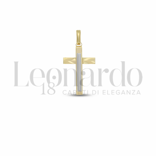 Modello Senza Cristo in Oro Giallo e Oro Bianco da 1,6gr.