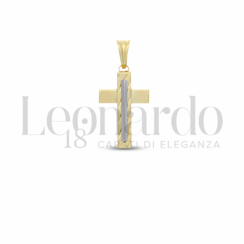 Modello Senza Cristo in Oro Giallo e Oro Bianco da 1,7gr.