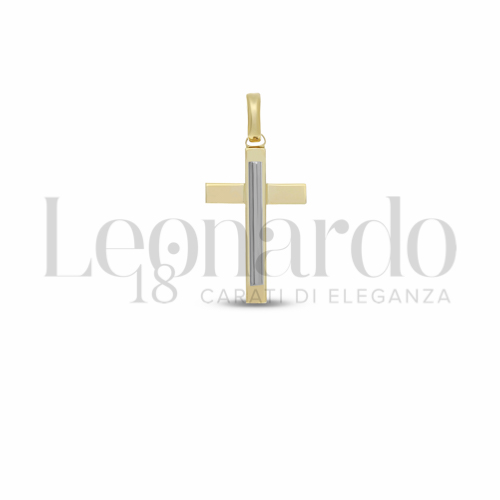 Modello Senza Cristo in Oro Giallo e Oro Bianco da 1,7gr.