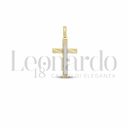 Modello Senza Cristo in Oro Giallo e Oro Bianco da 1,6gr.