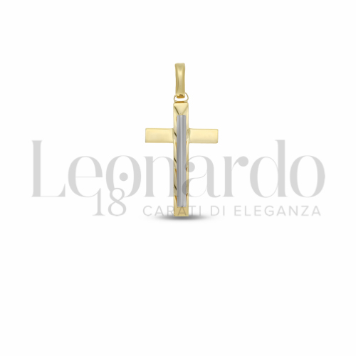 Modello Senza Cristo in Oro Giallo e Oro Bianco da 1,6gr.