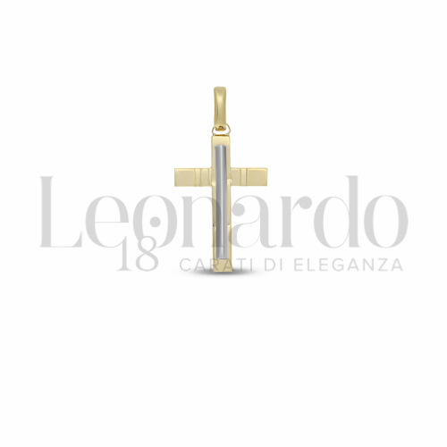Modello Senza Cristo in Oro Giallo e Oro Bianco da 1,6gr.