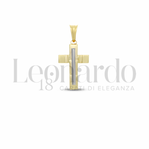 Modello Senza Cristo in Oro Giallo e Oro Bianco da 1,6gr.