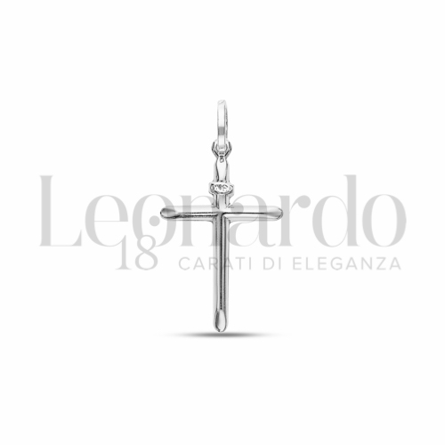 Modello Senza Cristo in Oro Bianco da 1gr.