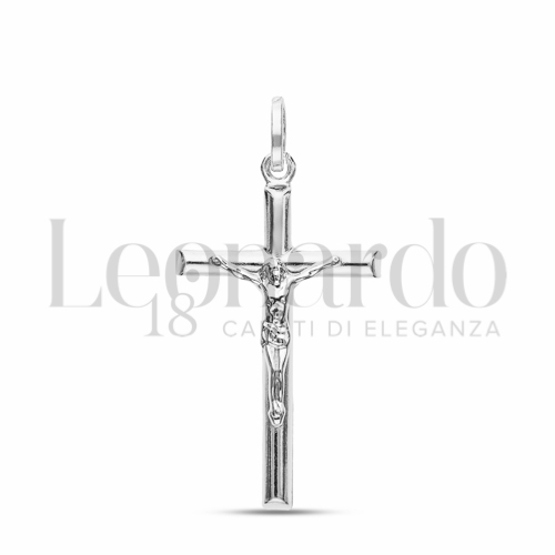 Modello Con Cristo in Oro Bianco da 2gr.