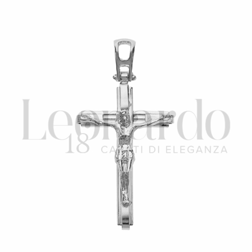 Modello Con Cristo in Oro Bianco da 2gr.