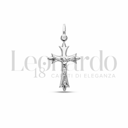 Modello Con Cristo in Oro Bianco da 1,4gr.