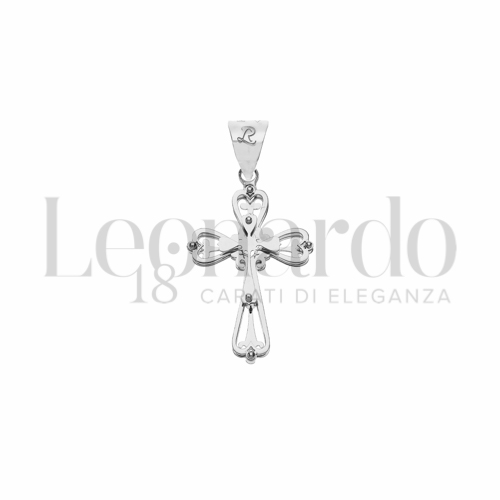 Modello Senza Cristo in Oro Bianco da 0,9gr.