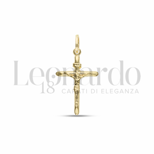 Modello Con Cristo in Oro Giallo da 0,7gr.