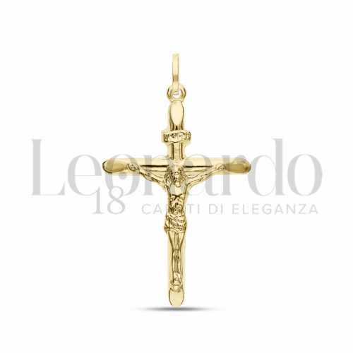 Modello Con Cristo in Oro Giallo da 1,4gr.