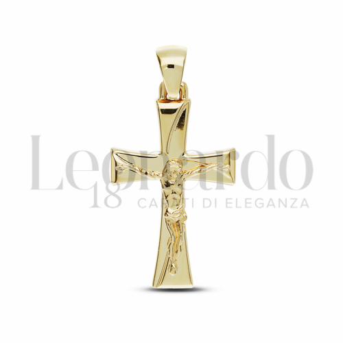 Modello Con Cristo in Oro Giallo da 2,4gr.