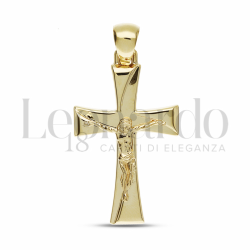 Modello Con Cristo in Oro Giallo da 3,4gr.