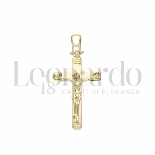 Modello Con Cristo in Oro Giallo da 2,1gr.