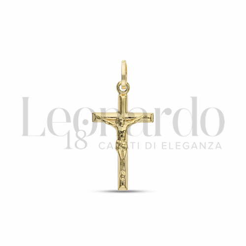 Modello Con Cristo in Oro Giallo da 1,3gr.