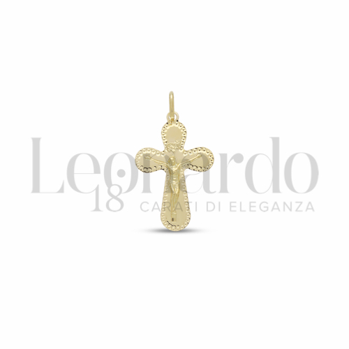 Modello Con Cristo in Oro Giallo da 1,4gr.