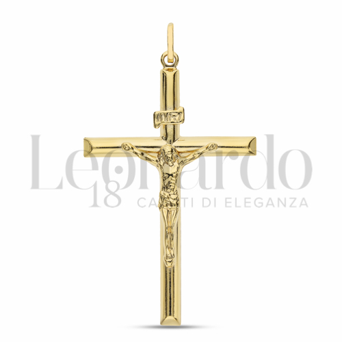 Modello Con Cristo in Oro Giallo da 3,3gr.