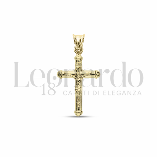 Modello Con Cristo in Oro Giallo da 1,3gr.