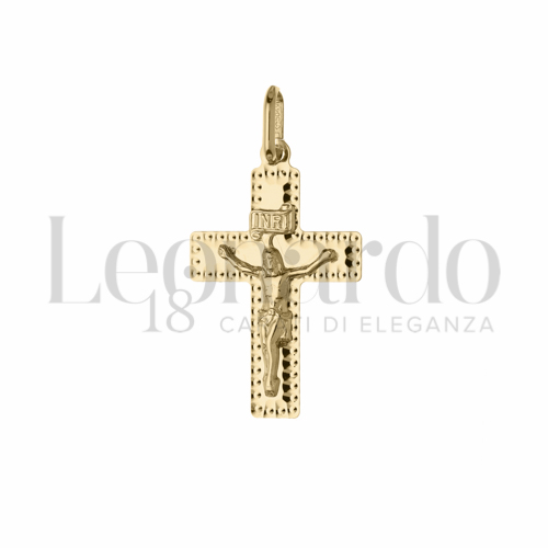 Modello Con Cristo in Oro Giallo da 1gr.