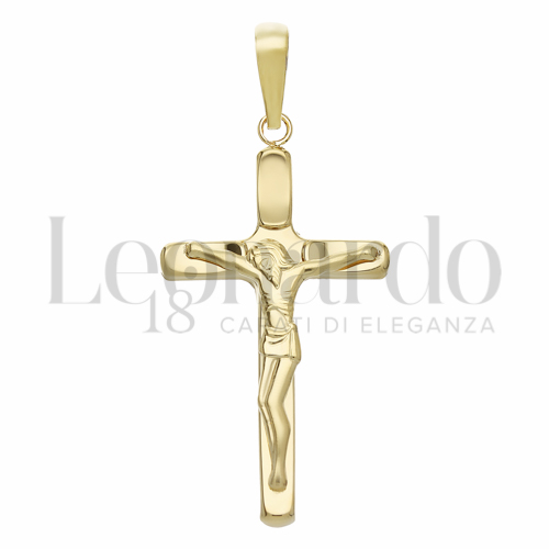 Modello Con Cristo in Oro Giallo da 3,7gr.