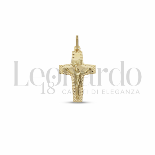 Modello Con Cristo in Oro Giallo da 1gr.