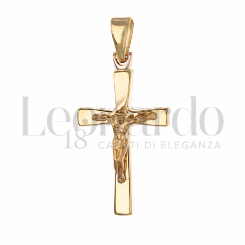 Modello Con Cristo in Oro Giallo da 3,1gr.