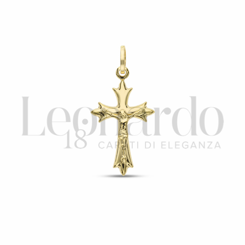 Modello Con Cristo in Oro Giallo da 0,9gr.