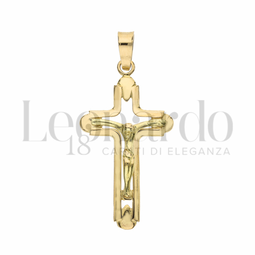 Modello Con Cristo in Oro Giallo da 3,1gr.
