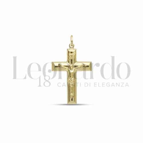 Modello Con Cristo in Oro Giallo da 1,6gr.