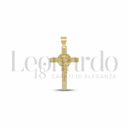 Modello Con Cristo in Oro Giallo da 1,1gr.
