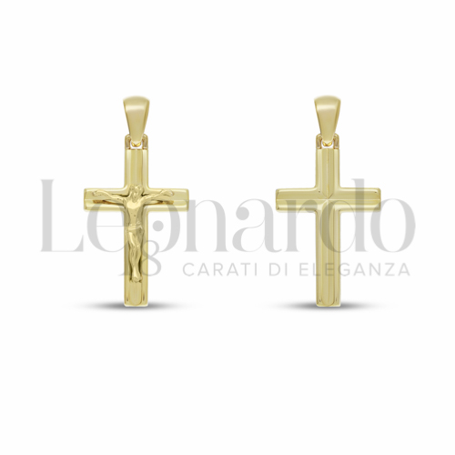 Modello Con Cristo in Oro Giallo da 1,6gr.