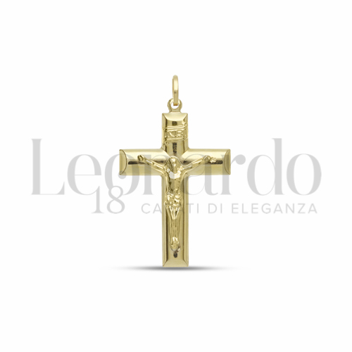 Modello Con Cristo in Oro Giallo da 2,5gr.