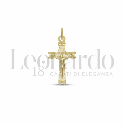 Modello Con Cristo in Oro Giallo da 1gr.