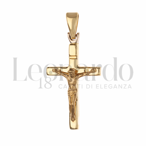 Modello Con Cristo in Oro Giallo da 2,9gr.