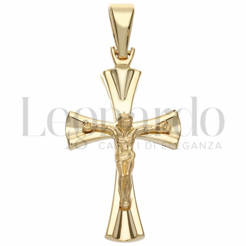 Modello Con Cristo in Oro Giallo da 2,9gr.