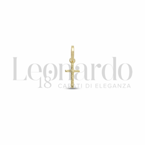 Modello Con Cristo in Oro Giallo da 0,5gr.