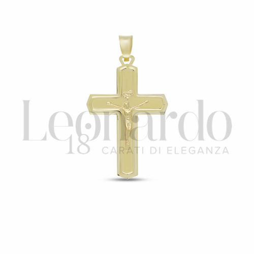 Modello Con Cristo in Oro Giallo da 1,9gr.