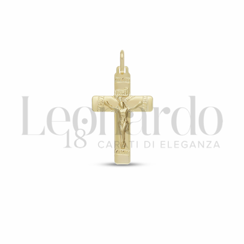 Modello Con Cristo in Oro Giallo da 1gr.
