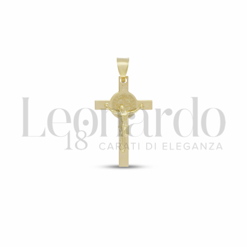 Modello Con Cristo in Oro Giallo da 1,1gr.